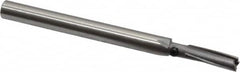 Made in USA - 3/16" Diam, 15/64" Shank, Diam, 3 Flutes, Straight Shank, Interchangeable Pilot Counterbore - Exact Tooling