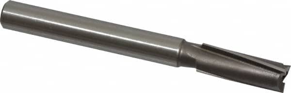 Made in USA - 15/32" Diam, 7/16" Shank, Diam, 3 Flutes, Straight Shank, Interchangeable Pilot Counterbore - Exact Tooling