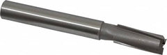 Made in USA - 17/32" Diam, 1/2" Shank, Diam, 3 Flutes, Straight Shank, Interchangeable Pilot Counterbore - Exact Tooling