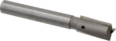 Made in USA - 13/16" Diam, 5/8" Shank, Diam, 3 Flutes, Straight Shank, Interchangeable Pilot Counterbore - Exact Tooling