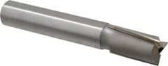 Made in USA - 1-1/8" Diam, 1" Shank, Diam, 3 Flutes, Straight Shank, Interchangeable Pilot Counterbore - Exact Tooling