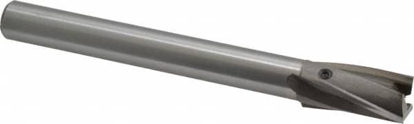 Value Collection - 5/8" Diam, 1/2" Shank, Diam, 3 Flutes, Straight Shank, Interchangeable Pilot Counterbore - Exact Tooling