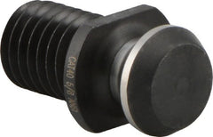 Iscar - CAT40 Taper, 5/8-11 Thread, 45° Angle Radius, Standard Retention Knob - 1-1/2" OAL, 0.74" Knob Diam, 0.64" from Knob to Flange - Exact Tooling