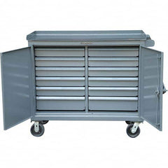 Strong Hold - Tool Storage Carts Type: Tool Cart Number of Drawers: 12 - Exact Tooling