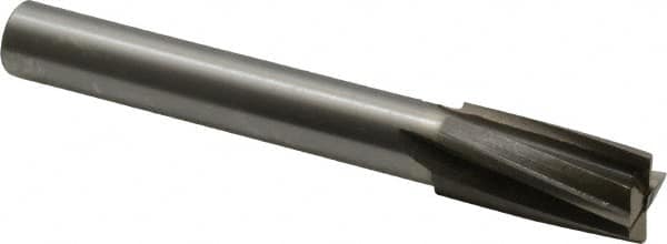 Value Collection - 19/32" Diam, 1/2" Shank, Diam, 4 Flutes, Straight Shank, Interchangeable Pilot Counterbore - Exact Tooling