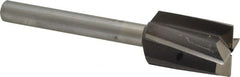 Value Collection - 1-3/16" Diam, 1/2" Shank, Diam, 4 Flutes, Straight Shank, Interchangeable Pilot Counterbore - Exact Tooling