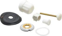 Made in USA - Toilet Flush Valve Repair Kit - For Use With Coyne and Delaney, Contain Relief Valve, Bushing, Auxiliary Valve Retainer with Seal, Diaphragm, Guides, Choke Ring, Main Seat, Friction Ring - Exact Tooling