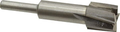 Value Collection - 23/32" Diam, 1/4" Shank, Diam, 4 Flutes, Straight Shank, Interchangeable Pilot Counterbore - Exact Tooling