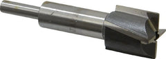 Value Collection - 27/32" Diam, 1/4" Shank, Diam, 4 Flutes, Straight Shank, Interchangeable Pilot Counterbore - Exact Tooling
