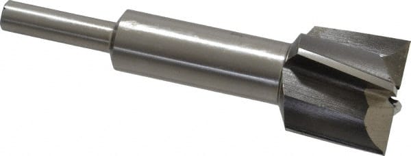 Value Collection - 29/32" Diam, 1/4" Shank, Diam, 4 Flutes, Straight Shank, Interchangeable Pilot Counterbore - Exact Tooling