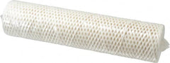 Parker - 2-1/2" OD, 25µ, Rayon String-Wound Cartridge Filter - 10" Long - Exact Tooling