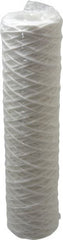 Parker - 2-1/2" OD, 1µ, Polyester String-Wound Cartridge Filter - 10" Long - Exact Tooling
