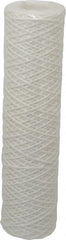Parker - 2-1/2" OD, 5µ, Polyester String-Wound Cartridge Filter - 10" Long - Exact Tooling