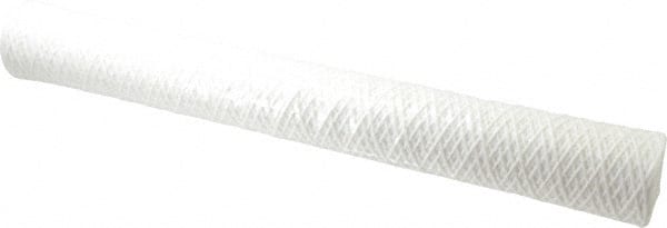 Parker - 2-1/2" OD, 5µ, Polyester String-Wound Cartridge Filter - 20" Long - Exact Tooling