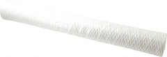 Parker - 2-1/2" OD, 5µ, Polyester String-Wound Cartridge Filter - 20" Long - Exact Tooling