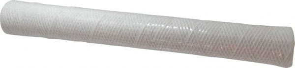 Parker - 2-1/2" OD, 25µ, Polyester String-Wound Cartridge Filter - 20" Long - Exact Tooling