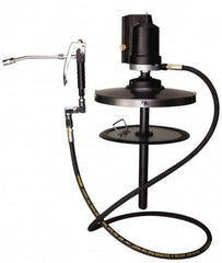 PRO-LUBE - Grease Lubrication 1 Lb/min Flow Steel Air-Operated Pump - For 120 Lb & 16 Gal Container - Exact Tooling