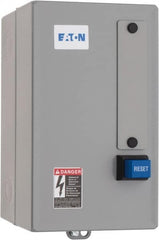 Eaton Cutler-Hammer - 240 Coil VAC, 18 Amp, NEMA Size 1, Nonreversible Enclosed Enclosure NEMA Motor Starter - 7-1/2 hp at 1 Phase, 1 Enclosure Rating - Exact Tooling
