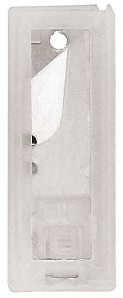 Clauss - 10 Piece Steel Utility Knife Blade - 2-1/4" OAL - Exact Tooling
