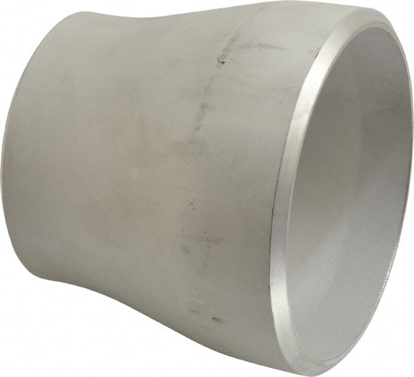 Merit Brass - 4 x 3" Grade 304L Stainless Steel Pipe Concentric Reducer - Butt Weld x Butt Weld End Connections - Exact Tooling