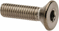 Value Collection - #10-32 UNF Hex Socket Drive, 82° Flat Screw - Grade 316 Stainless Steel, 3/4" OAL - Exact Tooling