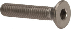 Value Collection - #10-32 UNF Hex Socket Drive, 82° Flat Screw - Grade 316 Stainless Steel, 1" OAL - Exact Tooling