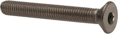 Value Collection - #10-32 UNF Hex Socket Drive, 82° Flat Screw - Grade 316 Stainless Steel, 1-1/2" OAL - Exact Tooling