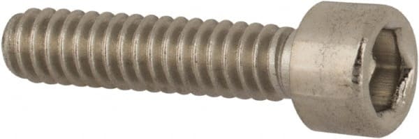 Value Collection - #2-56 UNC Hex Socket Drive, Socket Cap Screw - Grade 316 Stainless Steel, 3/8" Length Under Head - Exact Tooling
