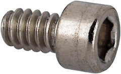 Value Collection - #4-40 UNC Hex Socket Drive, Socket Cap Screw - Grade 316 Stainless Steel, 3/16" Length Under Head - Exact Tooling