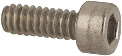 Value Collection - #4-40 UNC Hex Socket Drive, Socket Cap Screw - Grade 316 Stainless Steel, 5/16" Length Under Head - Exact Tooling