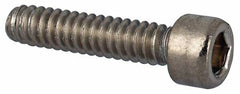 Value Collection - #4-40 UNC Hex Socket Drive, Socket Cap Screw - Grade 316 Stainless Steel, 1/2" Length Under Head - Exact Tooling