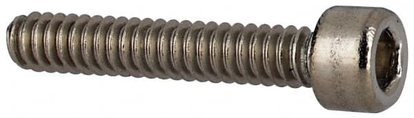 Value Collection - #4-40 UNC Hex Socket Drive, Socket Cap Screw - Grade 316 Stainless Steel, 5/8" Length Under Head - Exact Tooling