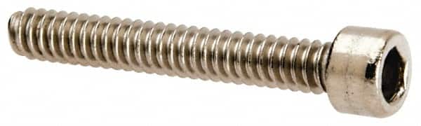 Value Collection - #4-40 UNC Hex Socket Drive, Socket Cap Screw - Grade 316 Stainless Steel, 3/4" Length Under Head - Exact Tooling