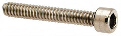 Value Collection - #4-40 UNC Hex Socket Drive, Socket Cap Screw - Grade 316 Stainless Steel, 3/4" Length Under Head - Exact Tooling