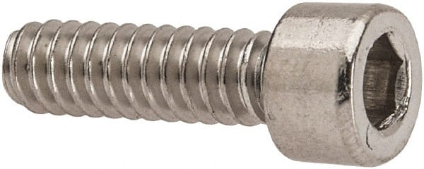Value Collection - #10-24 UNC Hex Socket Drive, Socket Cap Screw - Grade 316 Stainless Steel, 5/8" Length Under Head - Exact Tooling