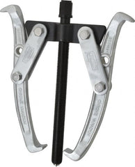 Value Collection - 3-1/4" to 8" Spread, 10 Ton Capacity, Gear Puller - 175mm Reach, For Bearings, Gears & Pulleys - Exact Tooling