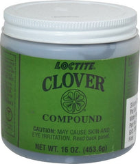 Loctite - 1 Lb Water Soluble Compound - Compound Grade Extra Fine, 280 Grit, Black & Gray, Use on General Purpose - Exact Tooling