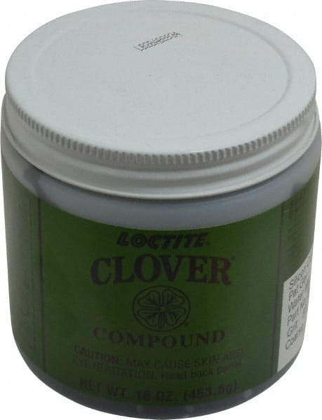 Loctite - 1 Lb Water Soluble Compound - Compound Grade Medium, 80 Grit, Black & Gray, Use on General Purpose - Exact Tooling