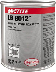 Loctite - 15 Lb Can General Purpose Anti-Seize Lubricant - Molybdenum Disulfide, 750°F, Black - Exact Tooling