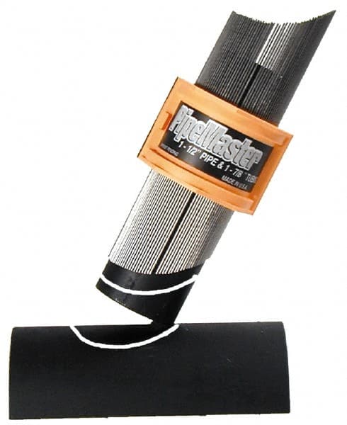 Made in USA - Black, 1 to 2 Inch Diameter Pipe Fitting Kit - Exact Tooling