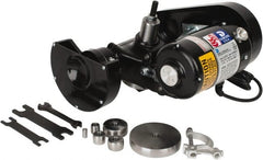 Dumore - Interchangeable, Internal and External Spindle, Tool Post Grinder - 1/8, 9 to 20 Inch Lathe Swing Compatibility, 0.75 hp, 120 Volts - Exact Tooling