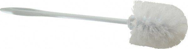 Rubbermaid - 14-1/2" OAL Toilet Bowl Brush - Polypropylene Bristles, 1-1/8" Bristle Length, 14-1/2" Plastic Handle, White - Exact Tooling