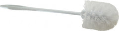 Rubbermaid - 14-1/2" OAL Toilet Bowl Brush - Polypropylene Bristles, 1-1/8" Bristle Length, 14-1/2" Plastic Handle, White - Exact Tooling