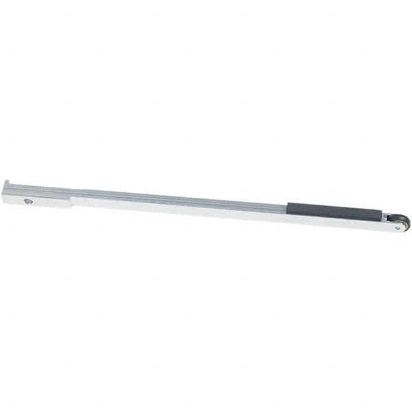 Dynabrade - 1/8" Wide Contact Wheel Assembly Arm - 34" Belt Length x 1/4" Belt Width, Crowned, Rubber, 70" Contact Wheel Diam - Exact Tooling