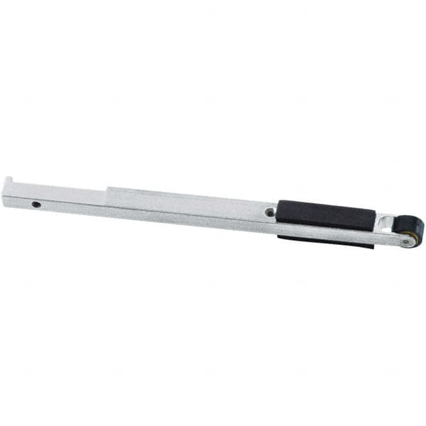 Dynabrade - 3/8" Wide Contact Wheel Assembly Arm - 44" Belt Length x 1/4" Belt Width, Crowned, Rubber, 70" Contact Wheel Diam - Exact Tooling