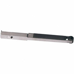 Dynabrade - 3/8" Wide Contact Arm - 1/2" Belt Width, Steel - Exact Tooling