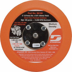 Dynabrade - 5" Diam Disc Backing Pad - 12,000 RPM - Exact Tooling