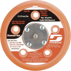 Dynabrade - 5" Diam Disc Backing Vacuum Replacement Pad - Soft Density, 12,000 RPM - Exact Tooling