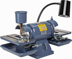 Baldor - 6" Wheel Diam x 1" Wheel Width, 1/2 hp Bench Grinder - 1-1/4" Arbor Hole Diam, 1 Phase, 3,600 Max RPM, 115 Volts - Exact Tooling