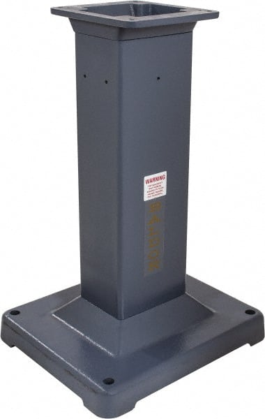 Baldor - 20 Inch Wide x 17 Inch Deep, Machine Pedestal Stand - Compatible with 8, 10, 12 and 14 Inch Grinders - Exact Tooling